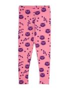 Squiggly Cats Aop Leggings Bottoms Leggings Pink Mini Rodini