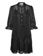 Killian Dress Kort Kjole Black Noella