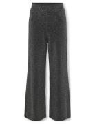 Kogqueen Glitter Pant Bf Jrs Bottoms Trousers Black Kids Only