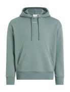 Nano Logo Hoodie Tops Sweat-shirts & Hoodies Hoodies Blue Calvin Klein