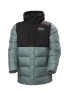 Active Puffy Long Jacket Fôret Jakke Grey Helly Hansen