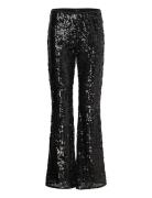 Trousers Lara Sequines Bottoms Trousers Suitpants Black Lindex