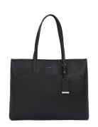 Ck Must Medium Shopper_Caviar Shopper Veske Black Calvin Klein