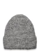 Brushed Beanie Accessories Headwear Beanies Grey Gina Tricot