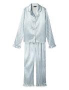 Nlfnightystripe Pyjamas Set Pyjamas Sett Blue LMTD