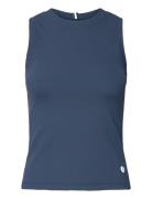 Ace Rib Tank Pocket Sport T-shirts & Tops Sleeveless Navy Björn Borg