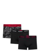 Trunk Triplet Design Boksershorts Black HUGO