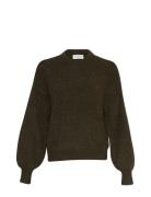 Mschgustel Hope Pullover Tops Knitwear Jumpers Green MSCH Copenhagen