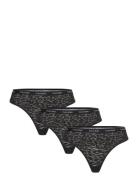 Brazilian 3Pk Lingerie Panties Brazilian Panties Black Calvin Klein