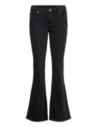 Katsumi Low Waist Flared Jeans Bottoms Jeans Flares Black Monki