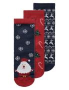 Nmnrichristmas 3P Sock Socks & Tights Socks Red Name It