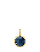 Primini Pendat - Gold/Sapphire Halskjede Anheng Blue Julie Sandlau