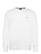 Reg Emb Original Shield C-Neck Tops T-shirts Long-sleeved White GANT