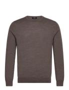 Wessex Designers Knitwear Round Necks Brown Reiss