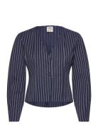 Millie Tops Blouses Long-sleeved Navy Baum Und Pferdgarten