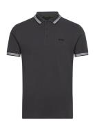 Paddy Sport Polos Short-sleeved Grey BOSS