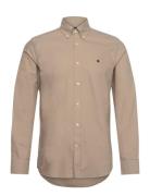 Douglas Shirt-Slim Fit Designers Shirts Casual Beige Morris