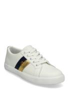 Janson Ii Leather Sneaker Lave Sneakers White Lauren Ralph Lauren