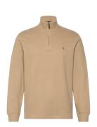 Estate Rib-Lsl-Knt Tops Knitwear Half Zip Jumpers Beige Polo Ralph Lau...