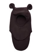 Balaclava Ears Wool Fleece Accessories Headwear Balaclava Brown Huttel...