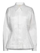 Cmcarmen-Shirt Tops Shirts Long-sleeved White Copenhagen Muse