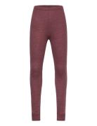 Leggings - Solid Bottoms Leggings Burgundy CeLaVi