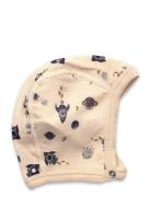 Helmet, Single Layer - Aop Accessories Headwear Hats Baby Hats Beige C...