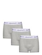 Trunk 3-Pack Night & Underwear Underwear Underpants Grey GANT