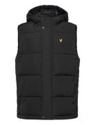 Padded Hooded Gilet Fôret Vest Black Lyle & Scott