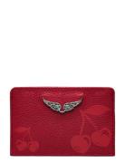 Zv Pass Cherry Bags Card Holders & Wallets Card Holder Red Zadig & Vol...