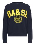 Benjamin Sweatshirt Tops Sweat-shirts & Hoodies Sweat-shirts Navy Ba&s...