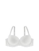 Hera Wired Bra Lingerie Bras & Tops Full Cup Bras White Dorina