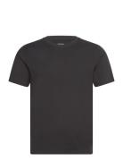 Standard T-Shirt Tops T-shirts Short-sleeved Black Weekday