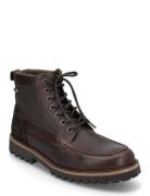 Barbour Sheene Moc Toe Støvletter Med Snøring Brown Barbour