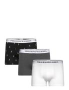 Classic Stretch-Cotton Trunk 3-Pack Boksershorts Black Polo Ralph Laur...