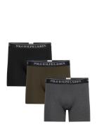 Stretch Cotton Boxer Brief 3-Pack Boksershorts Black Polo Ralph Lauren...