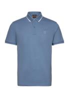 Passertip Tops Polos Short-sleeved Blue BOSS