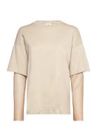 Le T-Shirt Tops T-shirts & Tops Long-sleeved Beige H2O Fagerholt