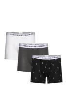 Stretch Cotton Boxer Brief 3-Pack Boksershorts Black Polo Ralph Lauren...