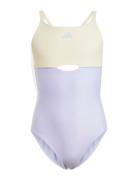 X Back Cb St Gy Sport Swimsuits Purple Adidas Performance