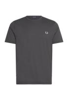 Ringer T-Shirt Tops T-shirts Short-sleeved Grey Fred Perry