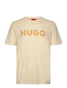 Dulivio Designers T-shirts Short-sleeved Cream HUGO