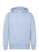 Reg Tonal Shield Hoodie Tops Sweat-shirts & Hoodies Hoodies Blue GANT