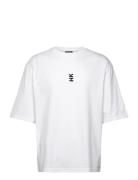 Boxy Ss Tee Tops T-shirts Short-sleeved White HAN Kjøbenhavn