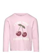 Nmfberrie Nreg Ls Top Tops T-shirts Long-sleeved T-shirts Pink Name It