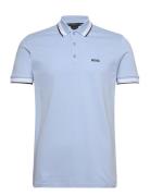 Paddy Sport Polos Short-sleeved Blue BOSS