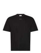 Nano Logo Interlock T-Shirt Tops T-shirts Short-sleeved Black Calvin K...