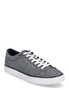 Th Hi Vulc Low Core Chambray Lave Sneakers Navy Tommy Hilfiger