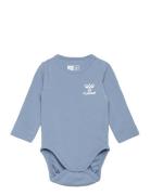 Hmlmino Body L/S Langermet Bodysuit Blue Hummel