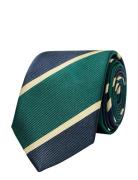 Slhtorben Silk Tie Slips Green Selected Homme